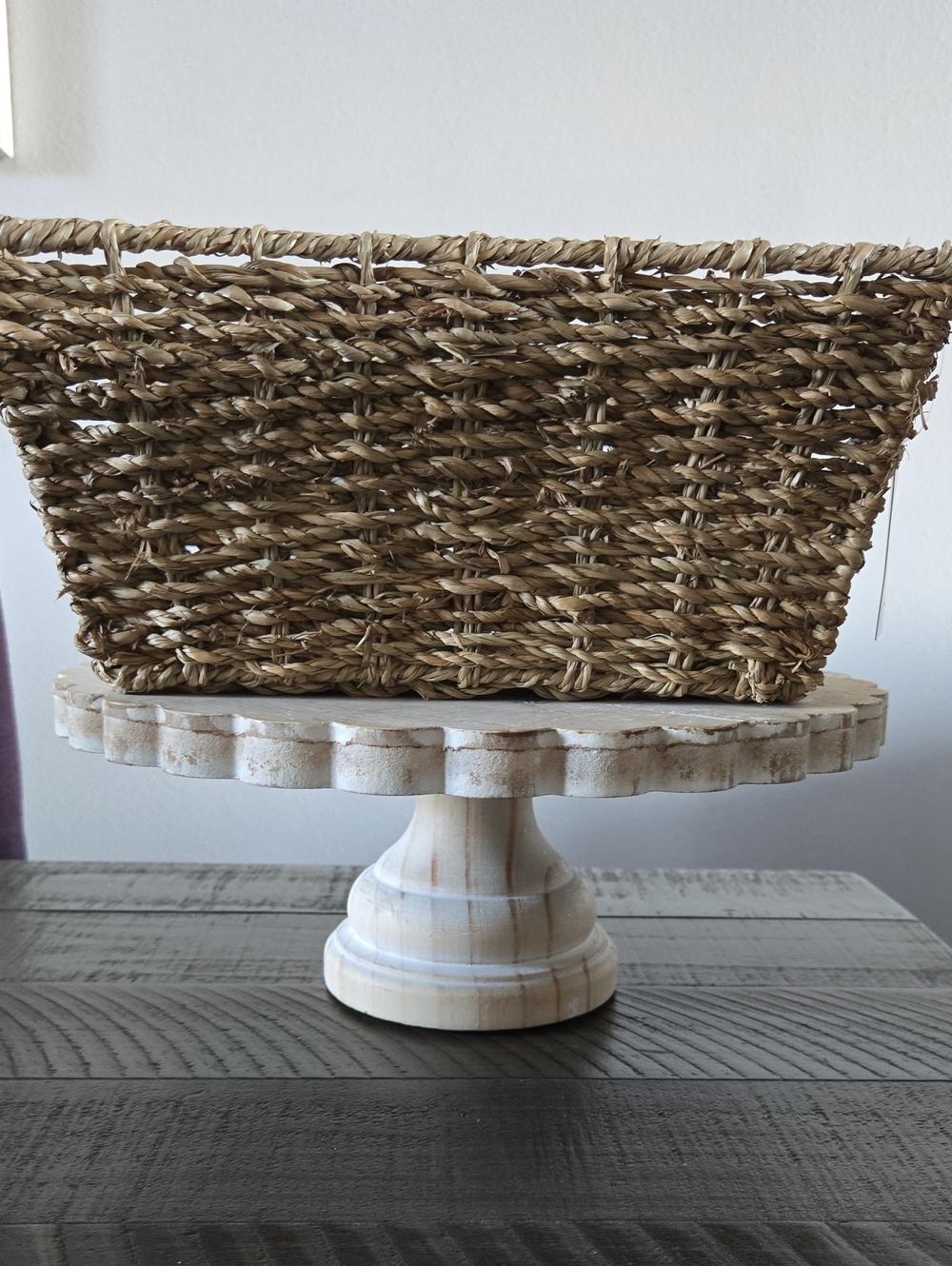 Natural Seagrass Woven Storage Basket - Brown